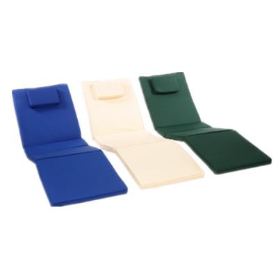 China Outdoor 3 Foldable Foldable Folding Beach Lounger Cushion Foam Mattress for sale