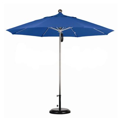 China Modern Outdoor Heavy Wind Proof Aluminum Beach Aluminum Straight Umbrella for sale