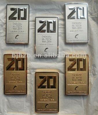 China China Custom Gold and Silver Plating Metal Bar for sale