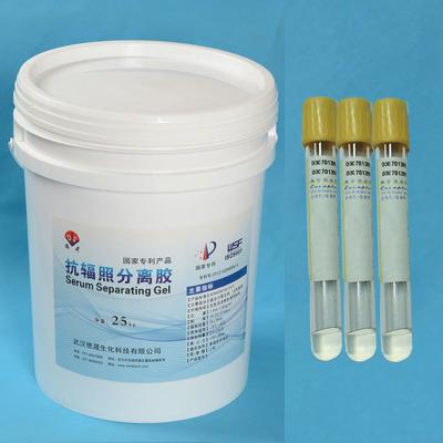 China Blood collection tube additive 25kg / Barrel Serum Separation Gel In Blood Collection Tube for sale