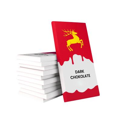 China 2023 Hot Sale Economical Dark Chocolate Mushroom Bar Packaging Box Wrapping Paper Holographic Recyclable Mini Chocolate Boxes for sale