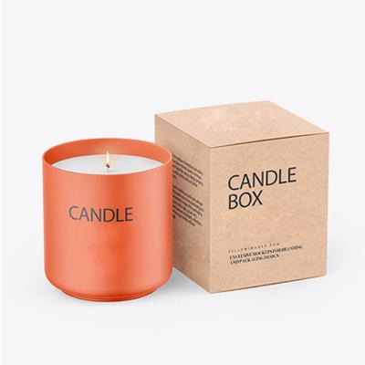 China Recycled Materials Candle Cardboard Set Luxury Gift Packaging Box Candle Packaging Boxes For Candle for sale