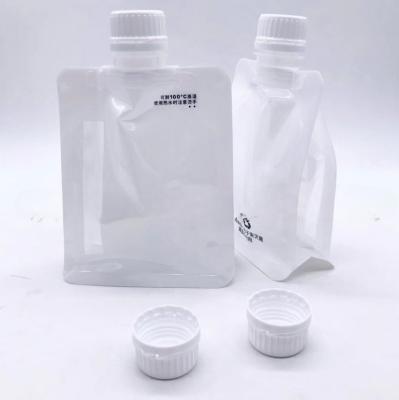 China Recyclable Custom Drink Juice Packing To Stand Bag Pouch Spout Bag for sale