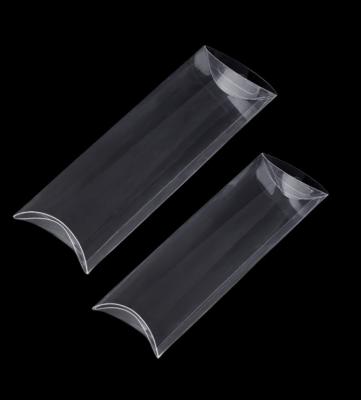 China Recyclable Custom Transparent Clear Plastic Pvc Pillow Box For Packaging for sale