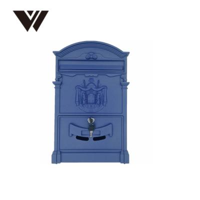 China Capacity/Lockable Hard/Waterproof/Large/High Security/Antique Weldon Wall Mounted Letter Box Mailbox Durable Aluminum Mail Box for sale