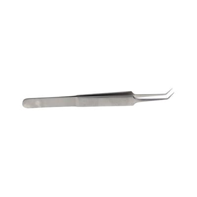 China Ophthalmic Jewelers Forceps , Surgery Stainless Steel Fine Angled for sale