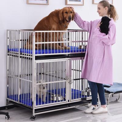 China Wholesale Collapsible Large Metal Car Stored Aluminum Dog Cages for sale