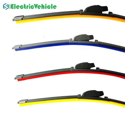 China Hot Products Black J-Hook Color Of Natural Rubber High Quality Soft And Multiple Premium Wiper Blade u All Size Silicone Wiper Refill for sale