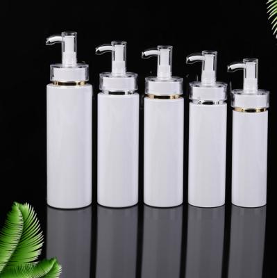 China BEAUTY PACKAGING 120ml 150ml 180ml 200ml 250ml Liquid Soap PET Plastic Pump Bottle With Cap for sale