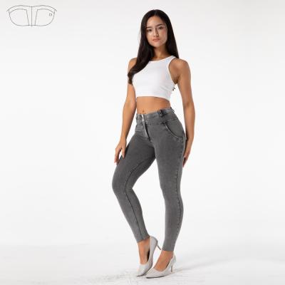 China Shascullfites Melody Breathable Gym And Training Jeggings Booty Gray Fitness Lifting Gaiters Push Up Jeggings Butt Lift for sale