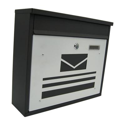 China SQUARE STEEL GARDEN LETTER MAIL MAIL BOX wall mounted WALL MOUNTABLE LOCKABLE LETTER BOX for sale