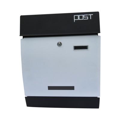 China Wall Mounted Parcel Mailbox Newspaper Box Zinc Plate Powder Coating Letter Box for sale