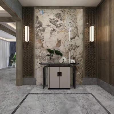 China Custom Made Modern Rare Noble Natural High End Gray Luxury Interior Wall Tiles Pandora Stone for sale