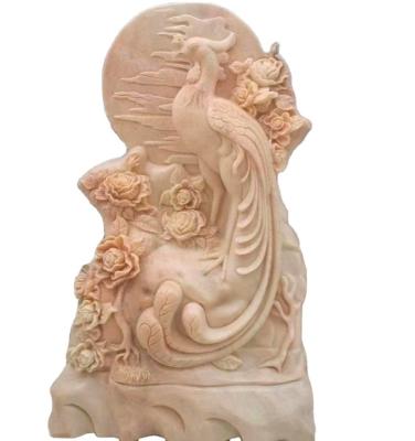 China Modern Factory Supply For Sale Customized Garden Decoration Natural Sandstone Figurine Stone Animal Statue for sale