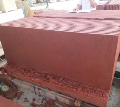 China Modern Natural Red Tiles Chinese Black Sandstone NC For Window And Door Frame Cut-to-size; SIC Graphic Design Modern Customized Size XFR for sale