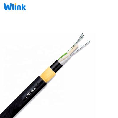 China FTTH 48 Core ADSS Fiber Optic Cable Non Metallic Outdoor Aerial Fiber Cable for sale