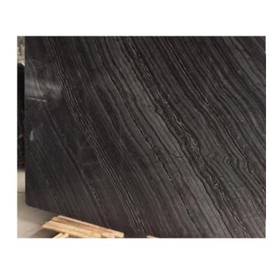 China Modern Chinese Dark Wood Grain Zebra Black Marble , Old Negro Serpeggiante Marmol Marble for sale