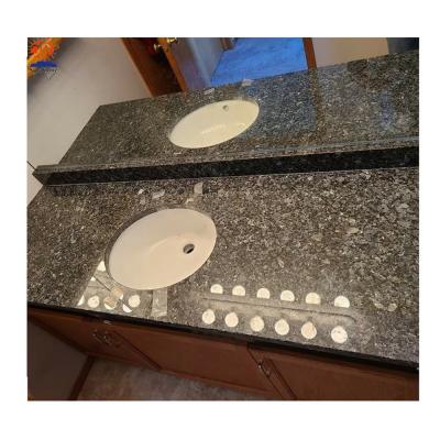 China Modern Silver Pearl Granite Kitchen Countertops , Plug And Play Kitchen Faucets Granite Countertops for sale