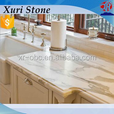 China Semi precious Kitchenroom calacatta gold marble, calacatta gold marble, Calcutta gold marble slab for sale