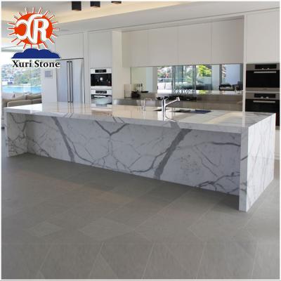 China Kitchenroom original factory best price calacatta white natural marble for sale