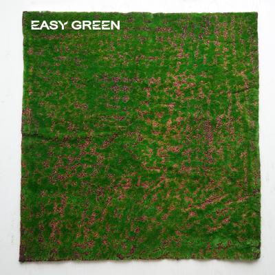 China Hot Selling Artificial Green Wall Moss Grass Eco-friendly Artificial Grass Wall For Decoration Moss Mat For Ground Decoration for sale