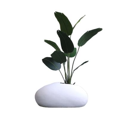 China Bonsai Plants Environmental Friendly White Home Decor Pot Banana Traveler Eggs Dinosaur Sandstone Decoration Art Indoor Sets for sale