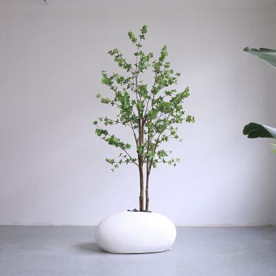 China Bonsai Plants Environmental Friendly White Home Decor White Home Decor Indoor Bean Egg Dinosaur Sandstone Decoration Art Sets for sale