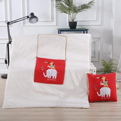 China Anti-Static 2 In 1 Custom Cheap Foldable Digital Printing Cotton Cartoon Pillow To Cover for sale