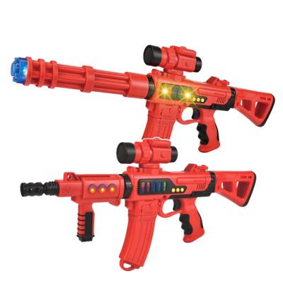 China Toy High Quality Carry Electronic Magnetic Carry Gun Game Set Acousto-optic Toys Accessories DIY Launch New Toys For Kids for sale