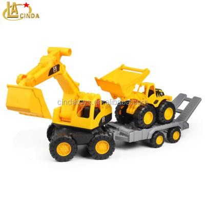 China Plastic Trucks Toys For Children Heavy Duty Truck Excavator Model Car Plastic Trucks Toy For Children for sale