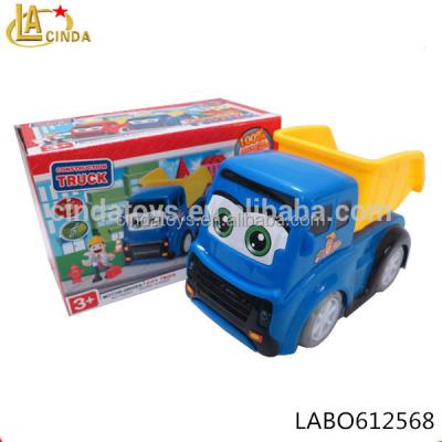 China sound light toy garbage truck battery operate truck with light swing with sound funny truck toys direct from china for sale