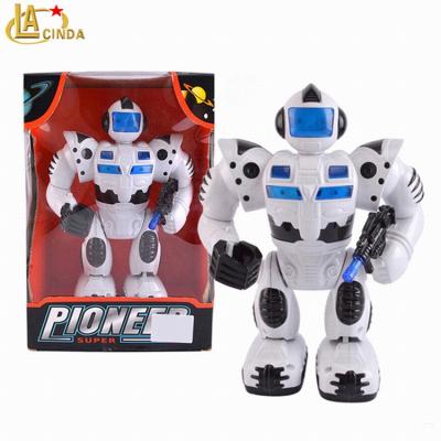 China Education Battery Operated Electric Toys Plastic Toy Children Battle Robot for sale