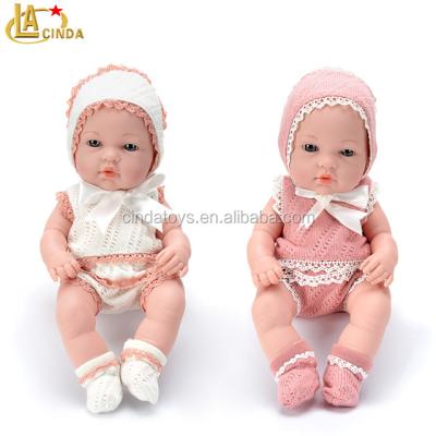 China Cartoon Toy New Product Doll Cute Female Pink Soft Silicone Baby Dolls For Children for sale