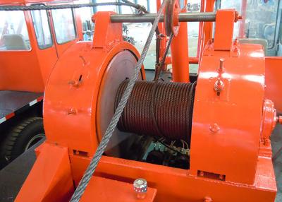 China Hoge snelheid 8,5 Ton Hydraulic Hoist And Winch Gegroefte Trommel voor Kraan Te koop