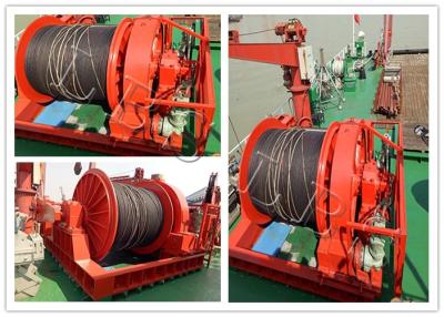 China Oil Exploration Industry Use 3000m Electric Winch For Ship Deck for sale