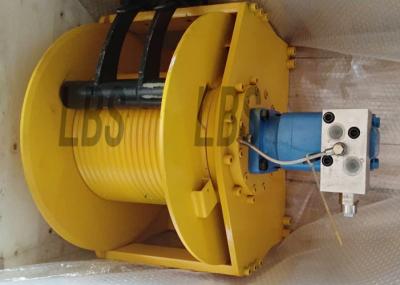 China Medium Size 2T Hydraulic Crane Winch Grooved Drum for sale