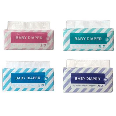 China Factory direct wholesale classic baby printed disposable diaper for sale