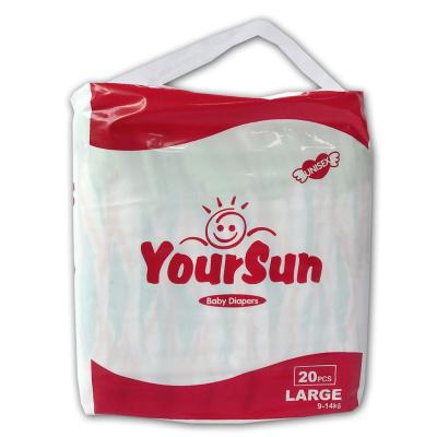 China Low Price Baby Absorbent Baby Diapers Anti Leak Printed Bebe Diaper Export Worldwide Countries for sale