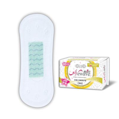 China Breathable Girl Brands Sanitary Pads Magnetic Panty Liner for sale