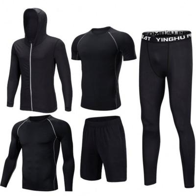 China MOQ 2 Breathable Training Suits Polyester / Spandex Breathable Fitness Running To Wear Breathable Sports China Products Wholesale for sale