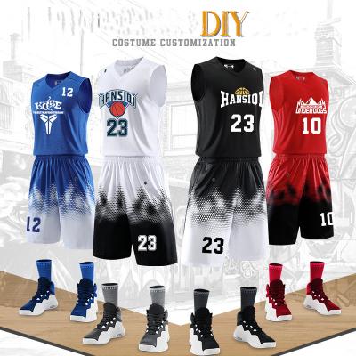 China Antibacterial Quick-Drying Custom Design Printing Basketball Wear Shorts Uniform Men Women Training Sublimation Sportswear Dress Basketball for sale