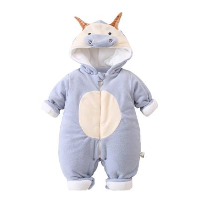 China Cotton Baby Clothes New Infant Clothes Boys And Girls Jumpsuit Cartoon Cute Animal Romper Costumes Customize for sale