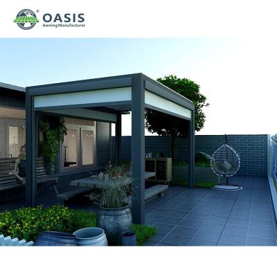 Chine Pergola extérieure de 5x4x2.8m en aluminium, pergola motorisée. à vendre