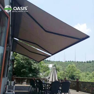 China Hotels Patio Intrekbare luifel zonnescherm Canopy Custom Built Size Kleur Te koop