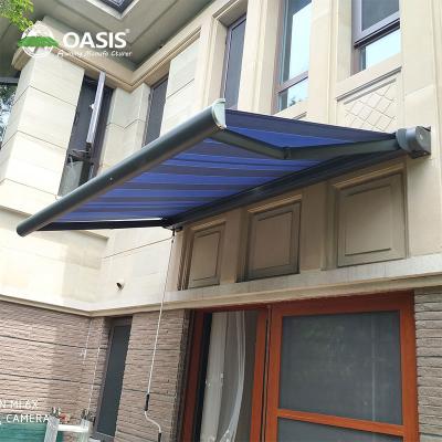 China 2.5mx2m Toldo retráctil para jardines, toldos de ventanas motorizados en venta