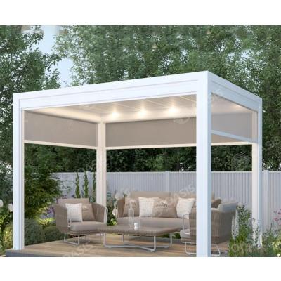 China Alles aus Aluminiumlegierung Leichtgewicht Pergola, Leichtgewicht Louver Blatt Pergola zu verkaufen