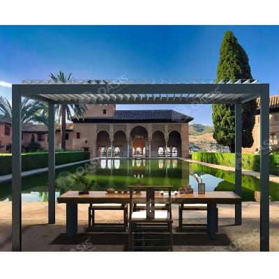 China Jardim de Alumínio Autônomo Pergola 100% impermeável à venda