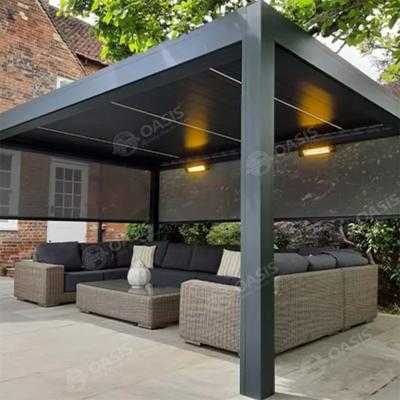 Chine Maison en aluminium extérieur patio pergola louvered 3x5x2.8m 10 ans de garantie à vendre