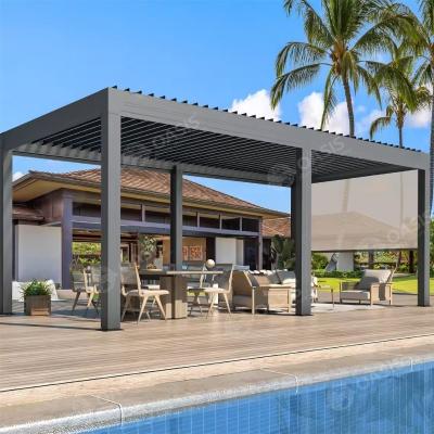 Κίνα 2024 China FactoryModern Waterproof Aluminum Louvered Pergola Για αρχοντικά προς πώληση