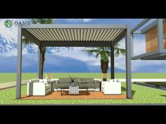 Louver blade pergola 1